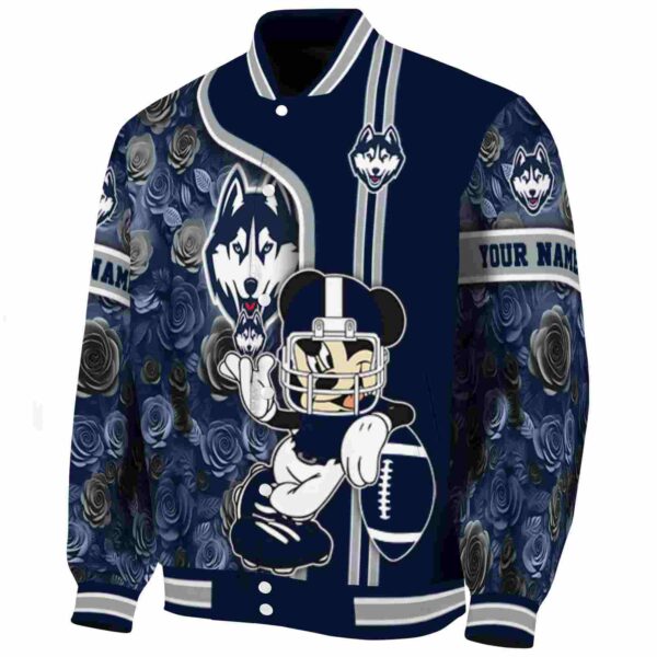 customized uconn huskies rose mickey blue jacket best selling jacketwow