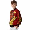 customized usc trojans floral print red jacket trendy jacketwow
