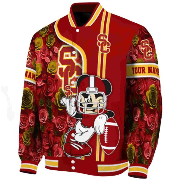 customized usc trojans rose mickey red jacket best selling jacketwow