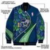 customized utah jazz floral print navy jacket new arrival jacketwow
