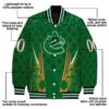customized vancouver canucks shamrock pattern green jacket new arrival jacketwow