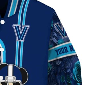 customized villanova wildcats rose mickey navy jacket premium grade jacketwow