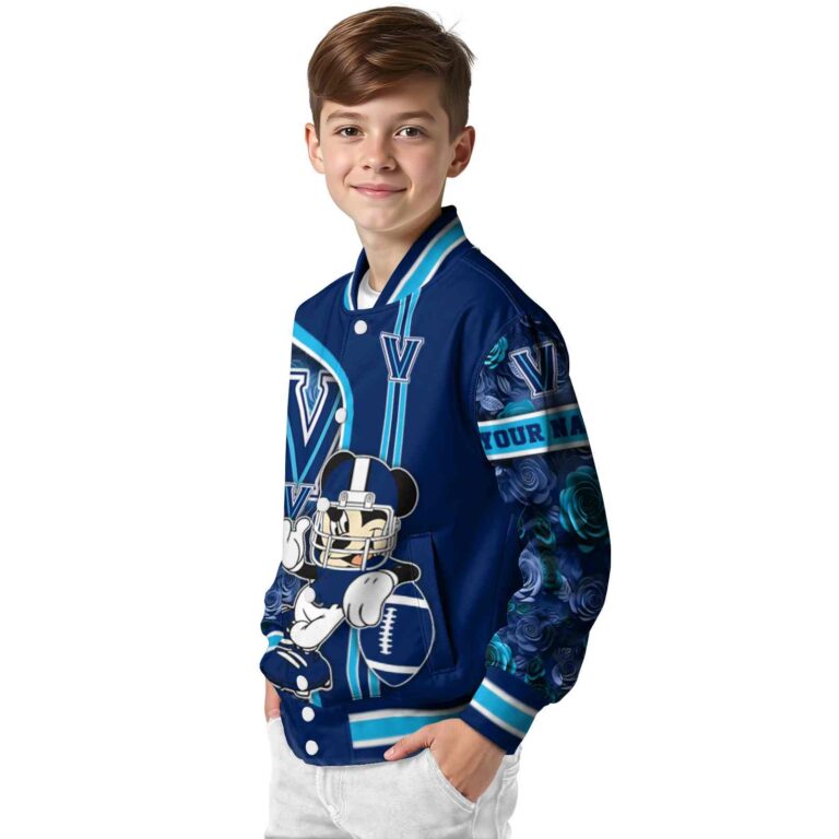 customized villanova wildcats rose mickey navy jacket trendy jacketwow