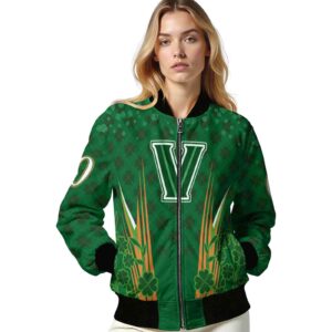 customized villanova wildcats shamrock pattern green jacket latest model jacketwow