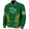 customized wake forest demon deacons shamrock pattern green jacket best selling jacketwow