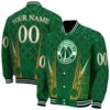 customized washington wizards shamrock pattern green jacket fashion forward jacketwow