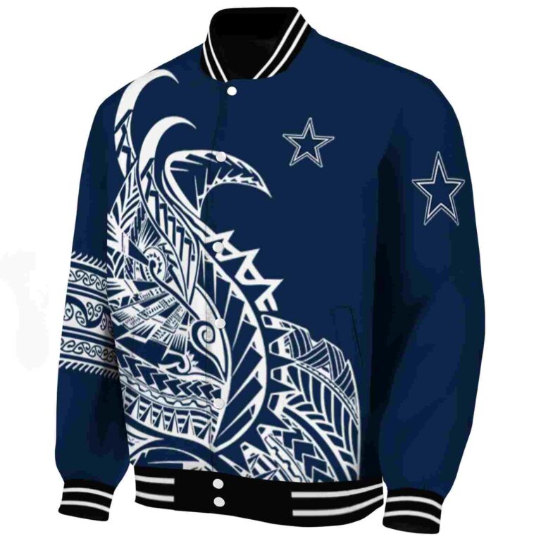 dallas cowboys tribal art blue white black jacket best selling jacketwow