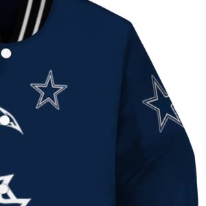 dallas cowboys tribal art blue white black jacket premium grade jacketwow