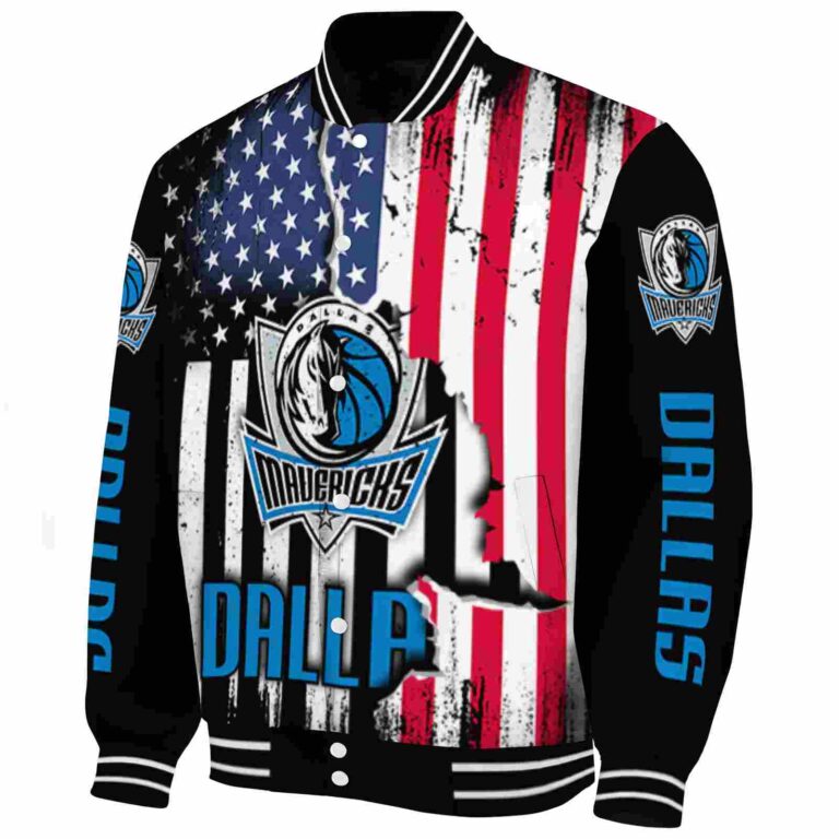 dallas mavericks patriotic theme black jacket best selling jacketwow