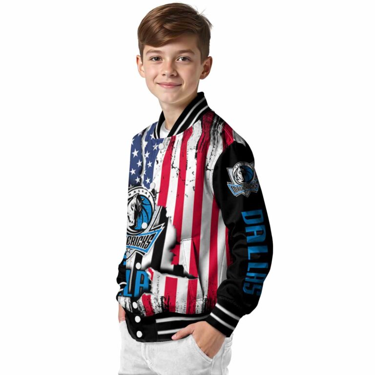 dallas mavericks patriotic theme black jacket trendy jacketwow