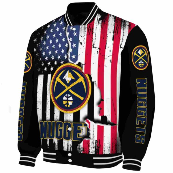 denver nuggets patriotic theme black jacket best selling jacketwow