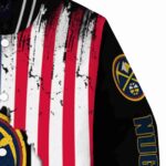 denver nuggets patriotic theme black jacket best selling jacketwow