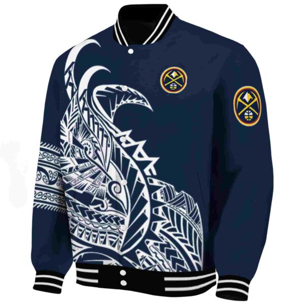 denver nuggets tribal art blue white black jacket best selling jacketwow