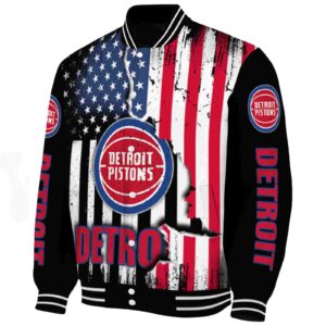 detroit pistons patriotic theme black jacket best selling jacketwow