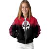 detroit pistons punisher skull red black white jacket top rated jacketwow
