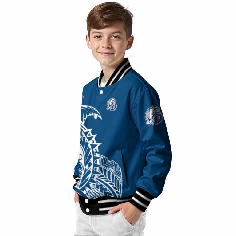 drake bulldogs tribal art blue white black jacket trendy jacketwow