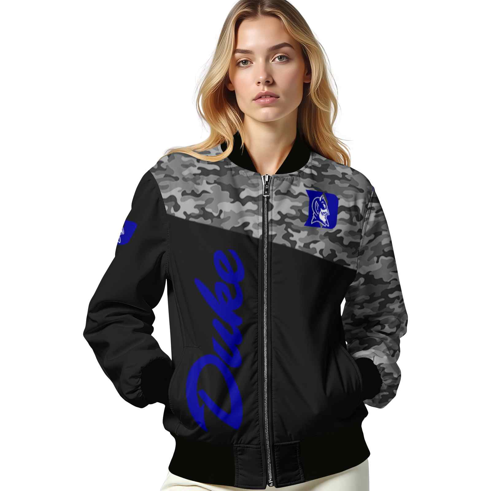 duke blue devils camo patchwork black jacket latest model jacketwow duke blue devils camo patchwork black jacket latest model jacketwow