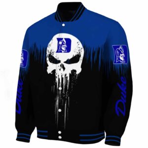 duke blue devils punisher skull blue black white jacket best selling jacketwow