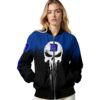 duke blue devils punisher skull blue black white jacket latest model jacketwow