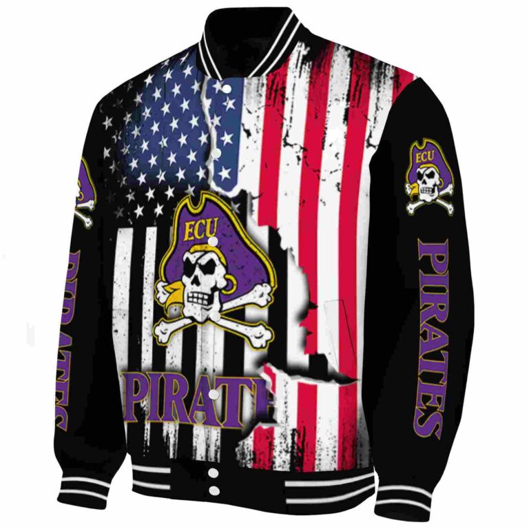 east carolina pirates patriotic theme black jacket best selling jacketwow