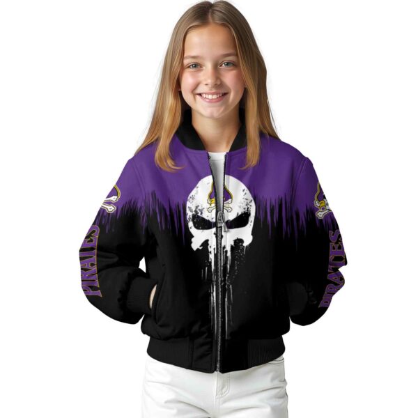 east carolina pirates punisher skull purple black white jacket top rated jacketwow