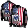 edmonton oilers patriotic theme black jacket fashion forward jacketwow