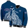 florida atlantic owls tribal art blue white black jacket fashion forward jacketwow
