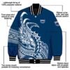 florida atlantic owls tribal art blue white black jacket new arrival jacketwow