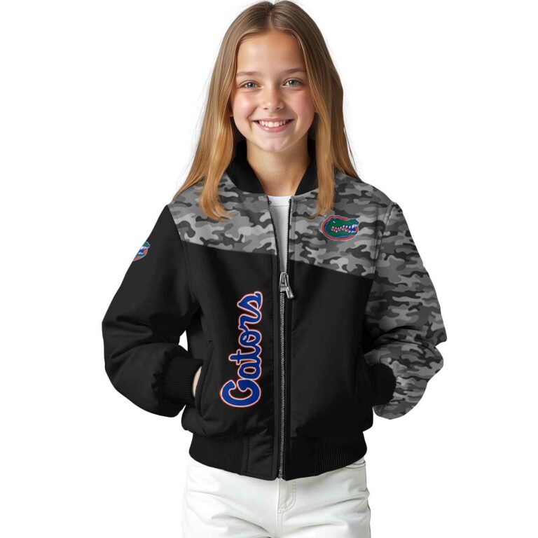 florida gators camo patchwork black jacket top rated jacketwow