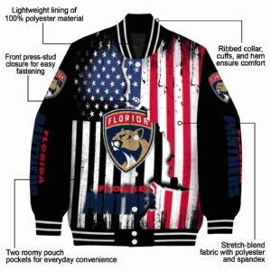 florida panthers patriotic theme black jacket new arrival jacketwow