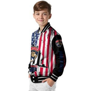 florida panthers patriotic theme black jacket trendy jacketwow