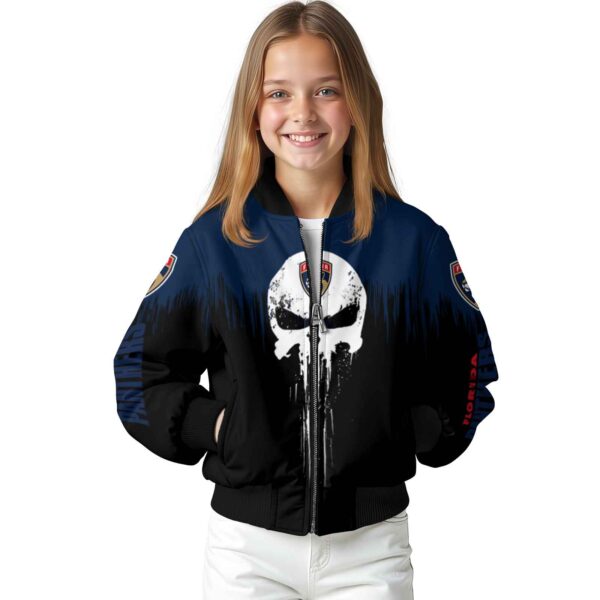 florida panthers punisher skull red black white jacket top rated jacketwow