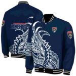 florida panthers tribal art red white black jacket best selling jacketwow