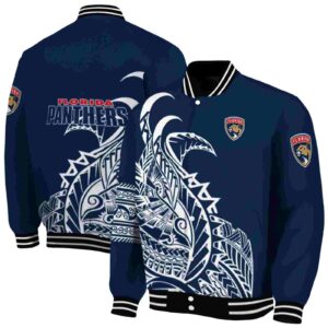 florida panthers tribal art red white black jacket fashion forward jacketwow