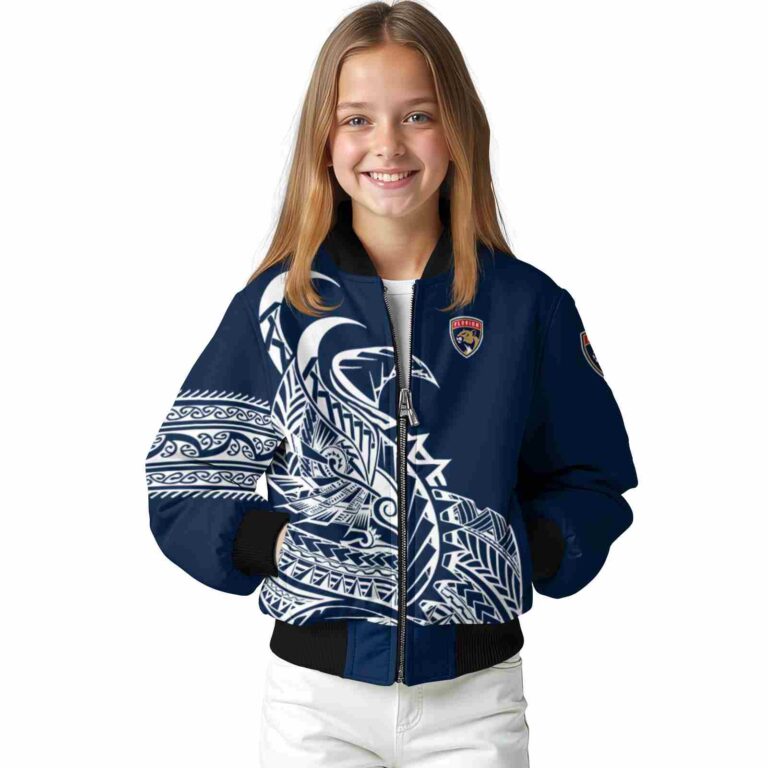 florida panthers tribal art red white black jacket top rated jacketwow