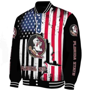 florida state seminoles patriotic theme black jacket best selling jacketwow