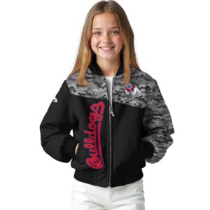 fresno state bulldogs camo patchwork black jacket top rated jacketwow