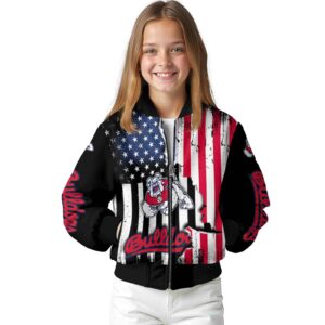 fresno state bulldogs patriotic theme black jacket top rated jacketwow