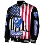 georgia state panthers patriotic theme black jacket best selling jacketwow
