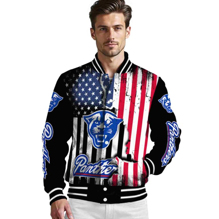 georgia state panthers patriotic theme black jacket high quality jacketwow