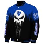 georgia state panthers punisher skull blue black white jacket best selling jacketwow