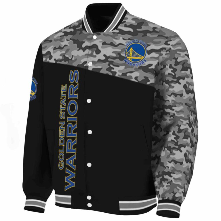 golden state warriors camo patchwork black jacket best selling jacketwow
