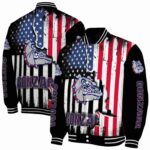 gonzaga bulldogs patriotic theme black jacket best selling jacketwow
