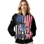 gonzaga bulldogs patriotic theme black jacket best selling jacketwow