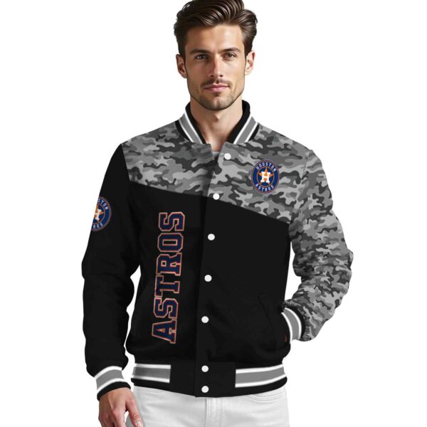 houston astros camo patchwork black jacket high quality jacketwow