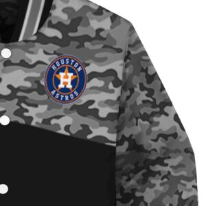 houston astros camo patchwork black jacket premium grade jacketwow