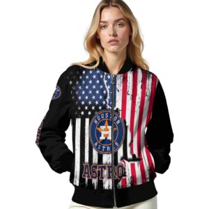 houston astros patriotic theme black jacket latest model jacketwow
