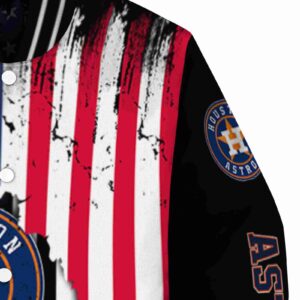 houston astros patriotic theme black jacket premium grade jacketwow