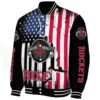 houston rockets patriotic theme black jacket best selling jacketwow