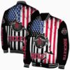 houston rockets patriotic theme black jacket fashion forward jacketwow